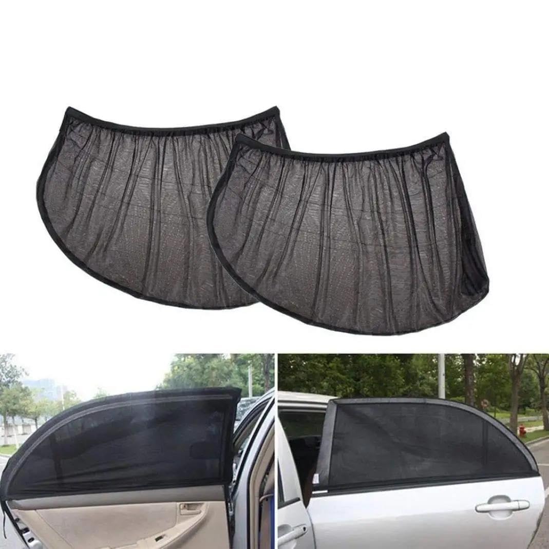 Parasol Coche Magnético Parasol De Malla para Ventana Delantera Y Trasera Coche Paquete De 2 O 4 Unidades para Sedán SUV MPV Protección Verano Parasol Coche Lateral Ventana Lateral(4 Pack)
