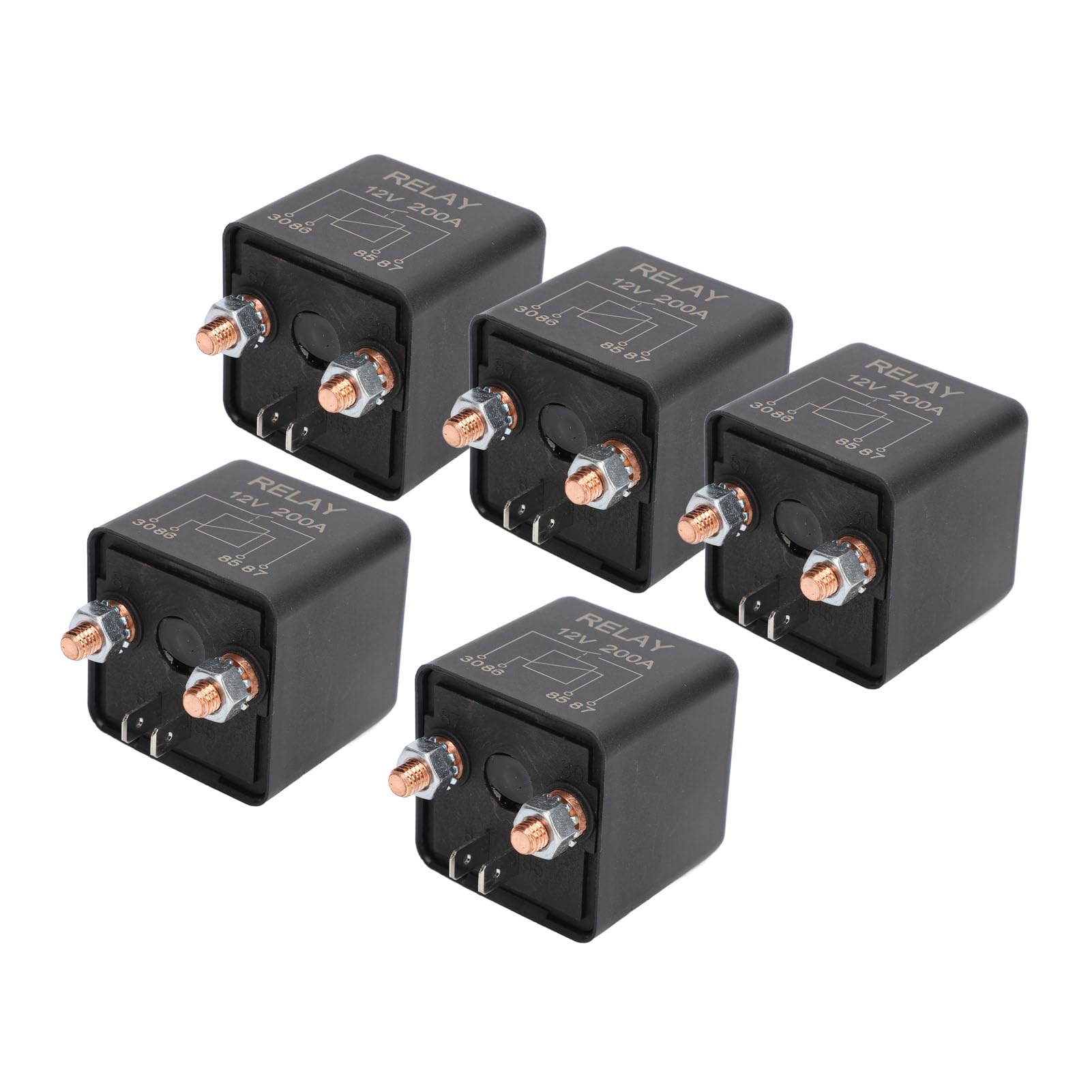 Relé de carga dividida de 12V interruptor para sistemas de circuito en furgonetas 7