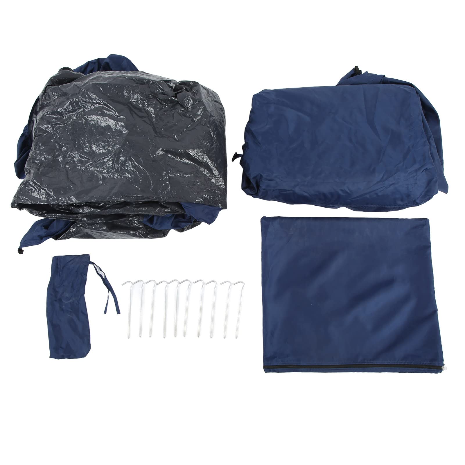 Qqmora Tenda SUV a Doppio Strato per Tenda da Campeggio per Auto Resistente Alla Pioggia con Custodia 245x200x220 Cm