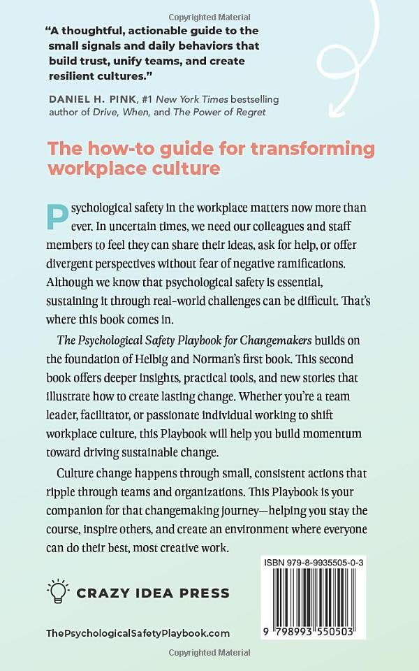 The Psychological Safety Playbook for Changemakers: Transform Your Workplace Culture image 3