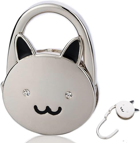 Miniatura 2 de AmYoYo Gancho para bolso para mesa y bares, organizador portátil para bolso de mano, gancho para bolsa de escritorio, gancho para colgar mesas,