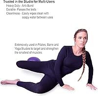 Vista 5 de Balego® Mini bola de Pilates, morado, 9 pulgadas