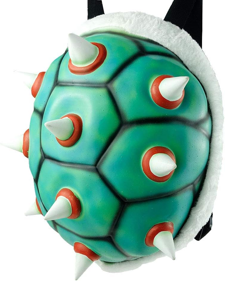 Koopa Troopa Backpack Turtle Style Spiked Shell Bag Cosplay Costume Prop from Super Mario Bowser Accessory