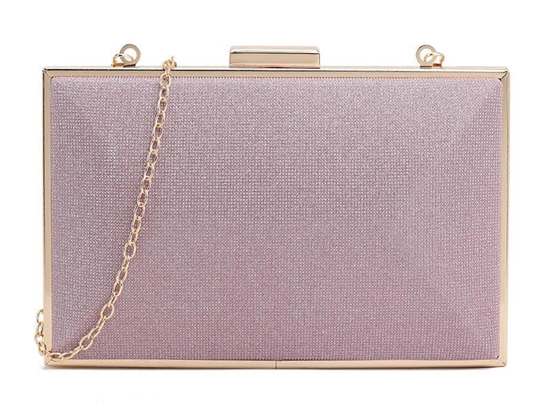 Pochette rigide à paillettes femme pour ranger vos essentiels de fête