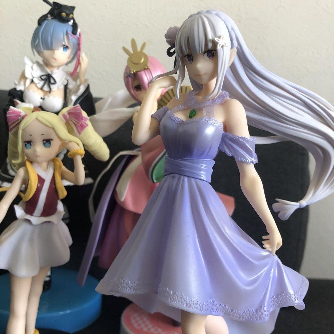 Amazon.co.jp: リゼロ フィギュア レム ラム ベアトリス エミリア