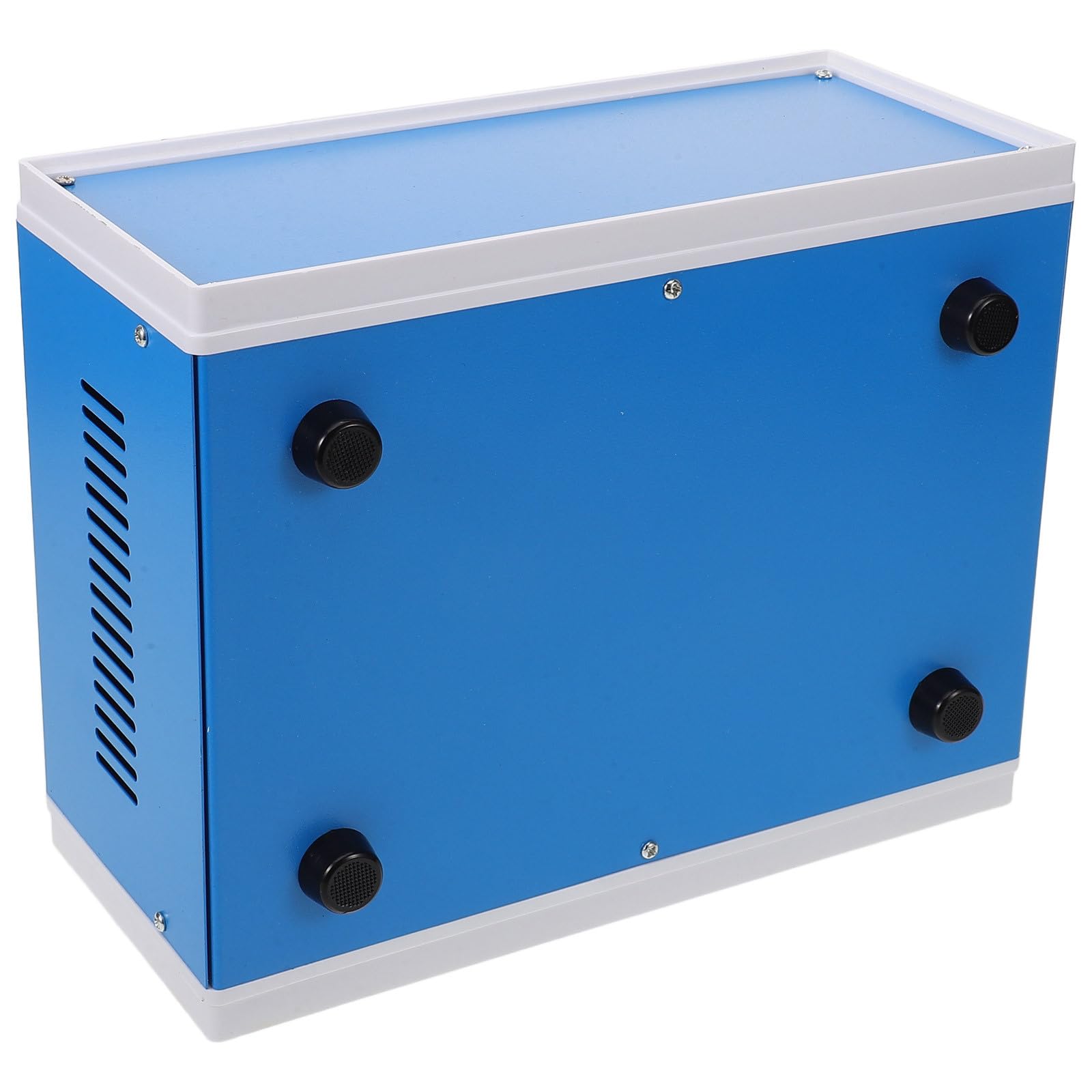 Metallgehäuse für Elektronikprojekte 110x250x190mm Blau | Eisen Ausführung, Schrauben Inklusive, für Messgeräte und Andere Geräte