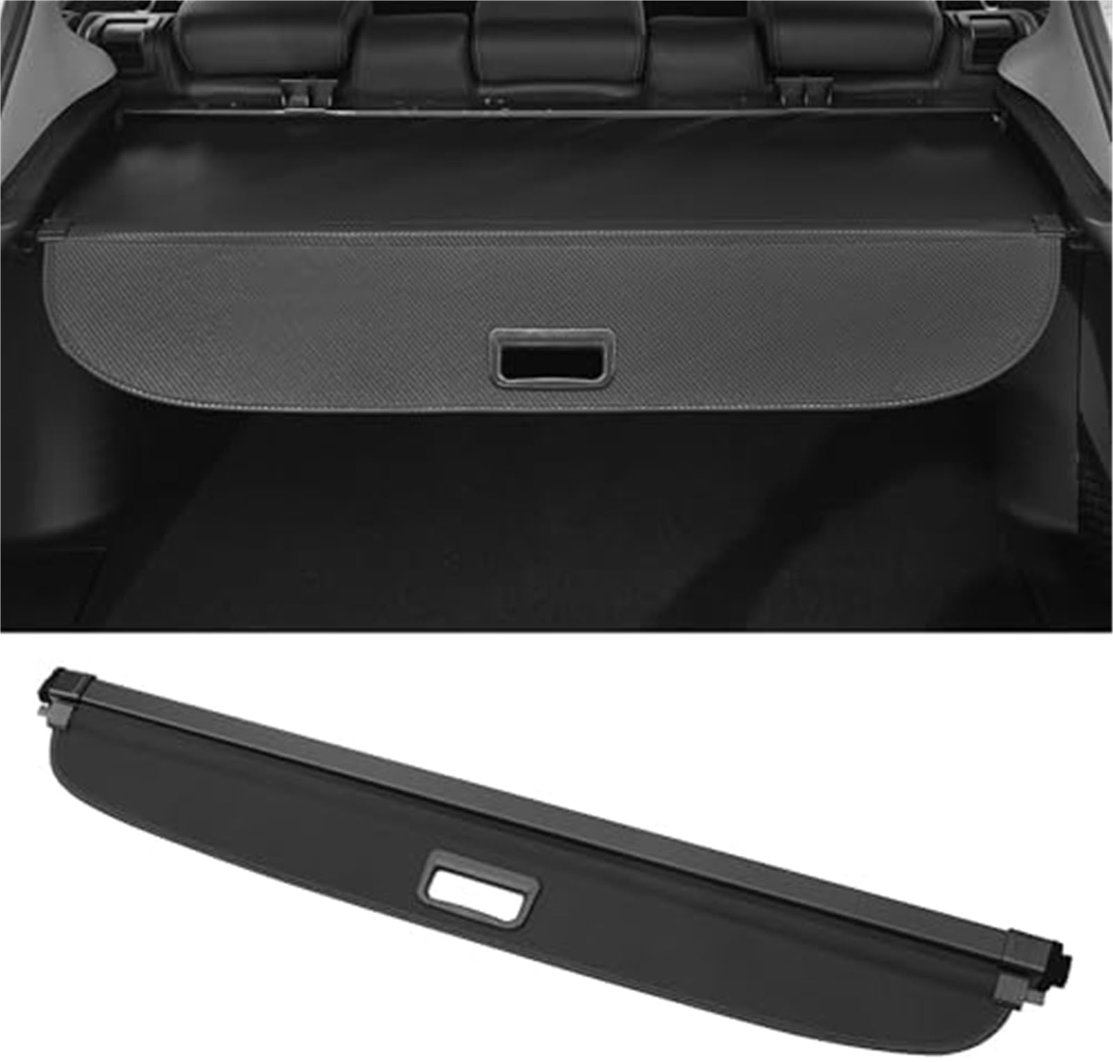 fhjwqronte Cargo Area Storage Rack Car Trunk Retractable Cargo Cover, for Mercedes-Benz, for Smart Fortwo 2010-2015 Rear Parcel Shelf Luggage