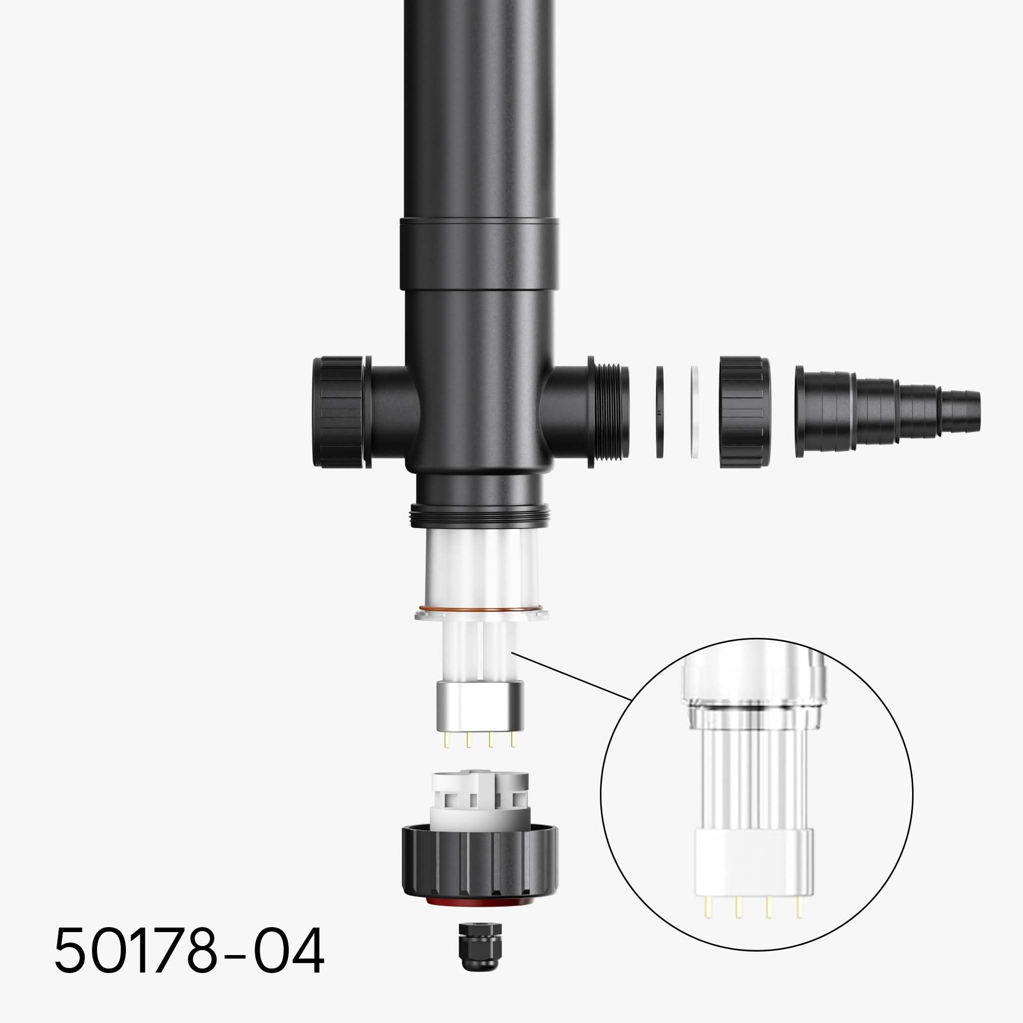 SunSun Ersatzteil für CUV-136 Teichklärer – UV-C Lampe – 36 W – für Teiche, UV Leuchtmittel, UVC Teichfilter Zubehör