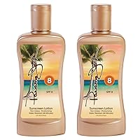 Vista 7 de Panama Jack Loción bronceadora de protección solar - SPF 8, PABA, sin parabenos, gluten y crueldad, fórmula hidratante antioxidante, resistente al