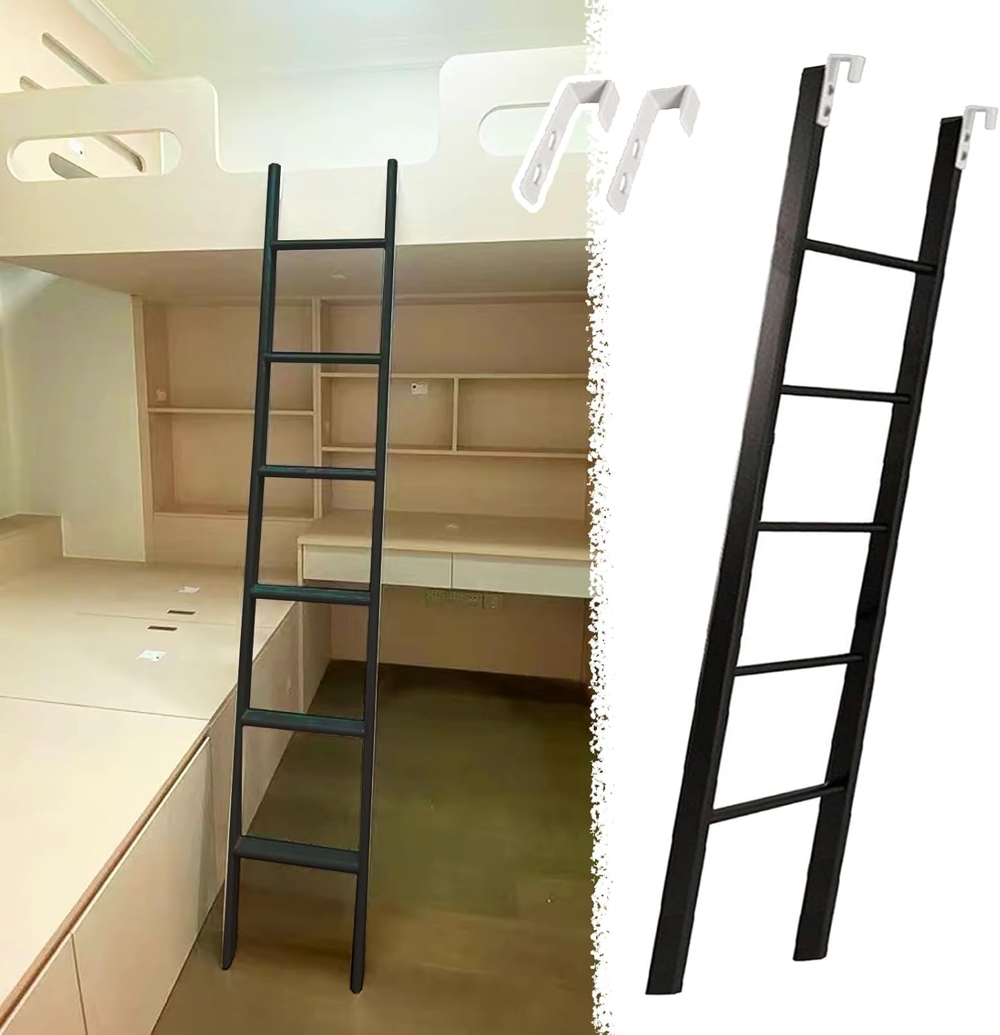 Bed Ladder, Black Bed Ladder, Ladders ＆, Camper Ladder Lightweight, Bed Ladders(160cm/63)