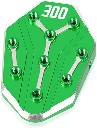 Miniatura 3 de CNC aluminio Motorcycle Kickstand Side Stand Enlarge Extension for Kawasaki Ninja 400 300 650 1000 Z900 Versys650 2010-2023 (Color  Green ZX10R)