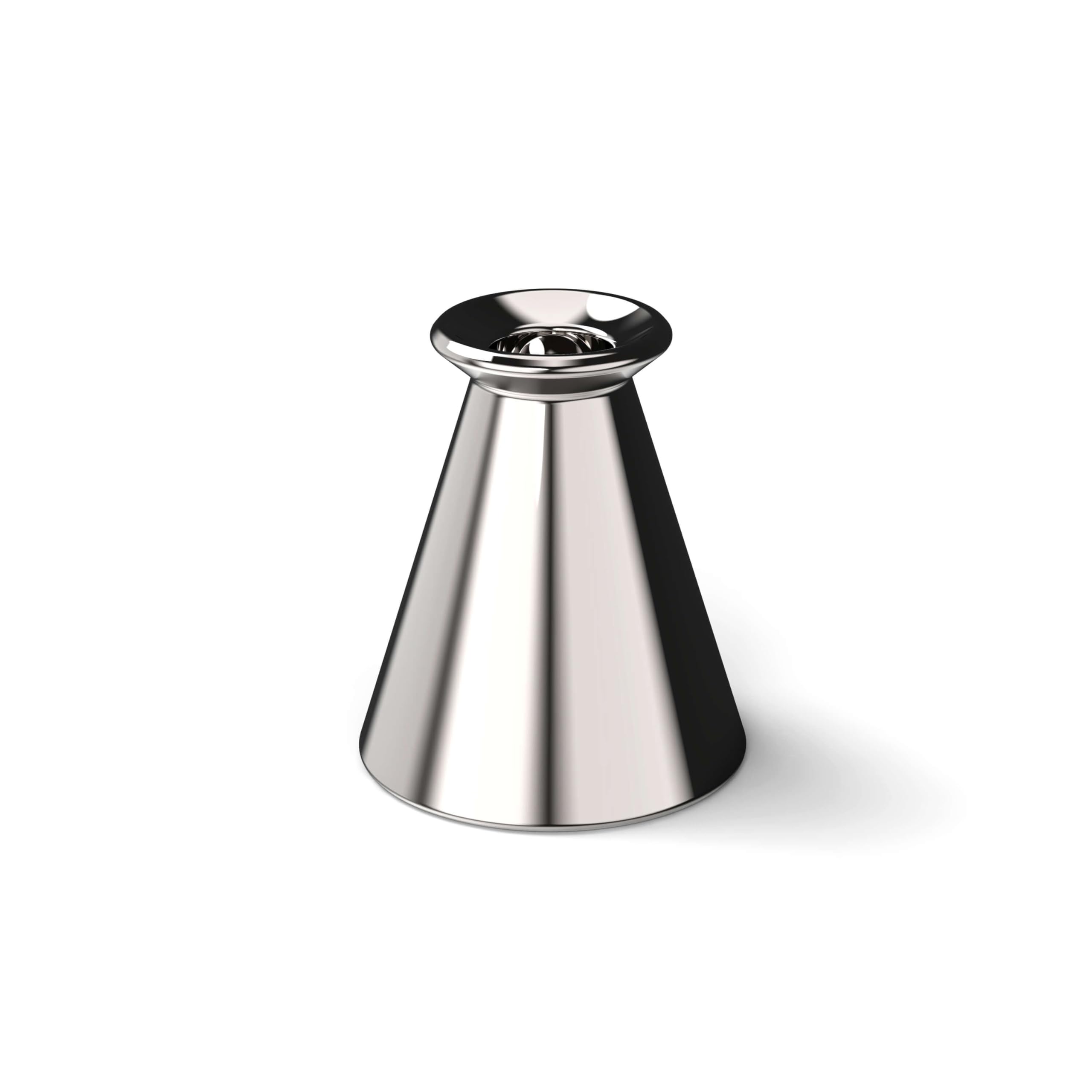 Plexity Labs UFO Tops - Light Ray Base Metal Dock and Display Compatible with All UFO Tops Models (Polished Stainless Steel)