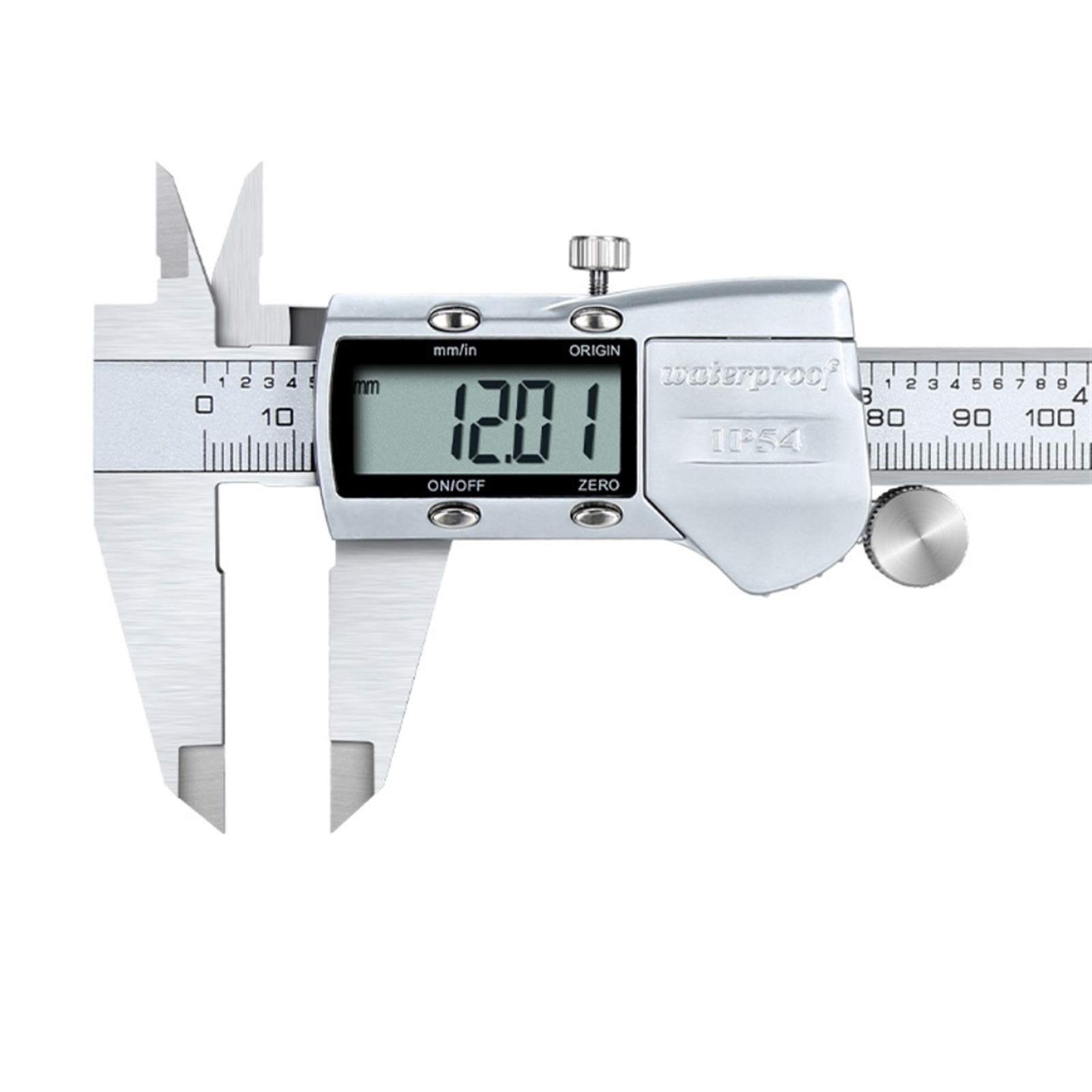 Suwalizki Elektroniczny Cyfrowy Cyfrowy Zacisk Ze Stali Nierdzewnej Vernier Caliper High Precision Industrial Pomiar Narzędzia Zakres: 0-150mm