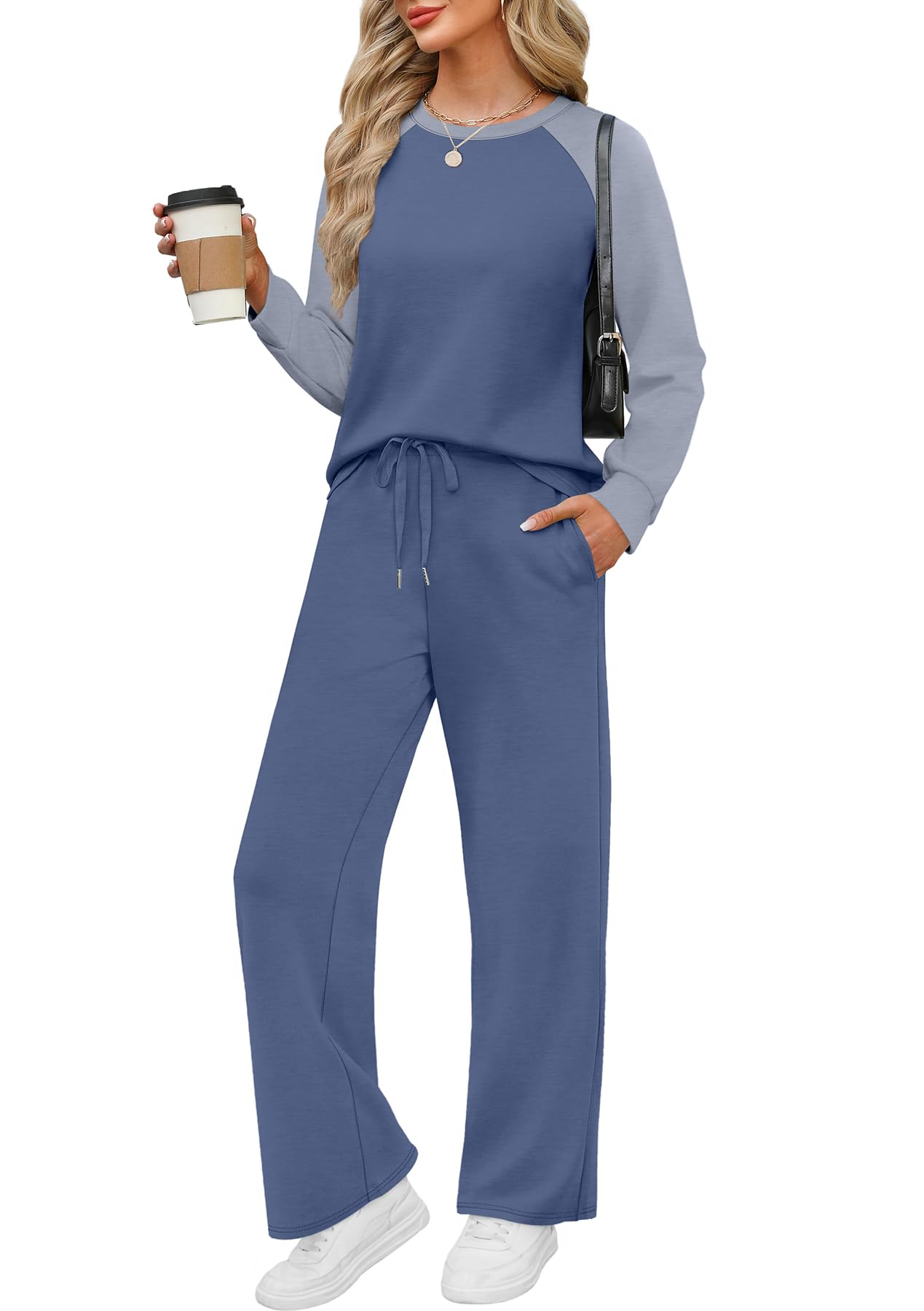 Lounge Sets for Women 2 Piece Fall Outfits 2026 Fashion S-2XL