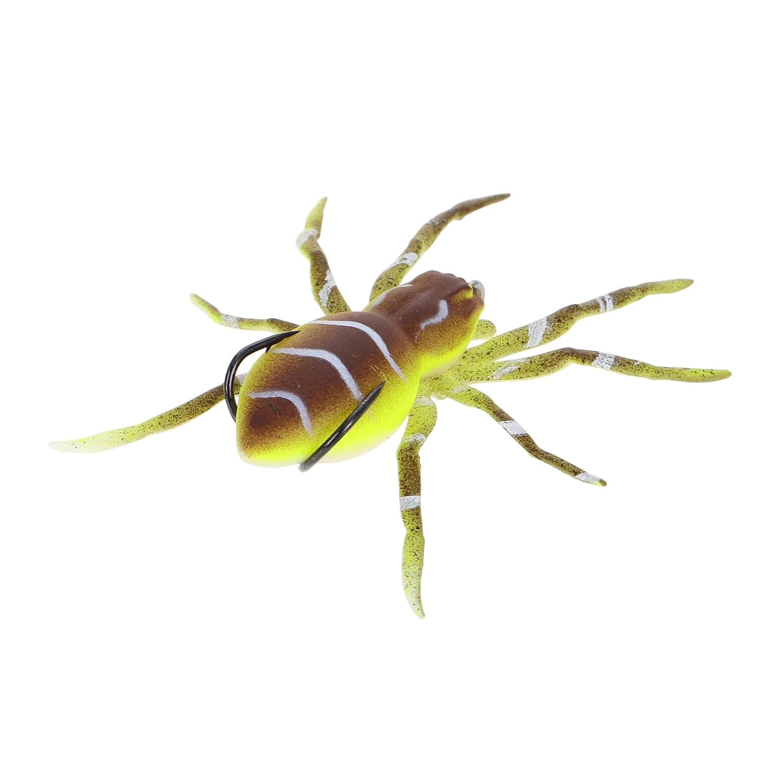 Kichvoe 3D Realistic Soft Spider Fishing Lure for Bass and Trout, Saltwater and Freshwater Swim Bait, Bionic Soft Plastic Bait for Freshwater Fishing