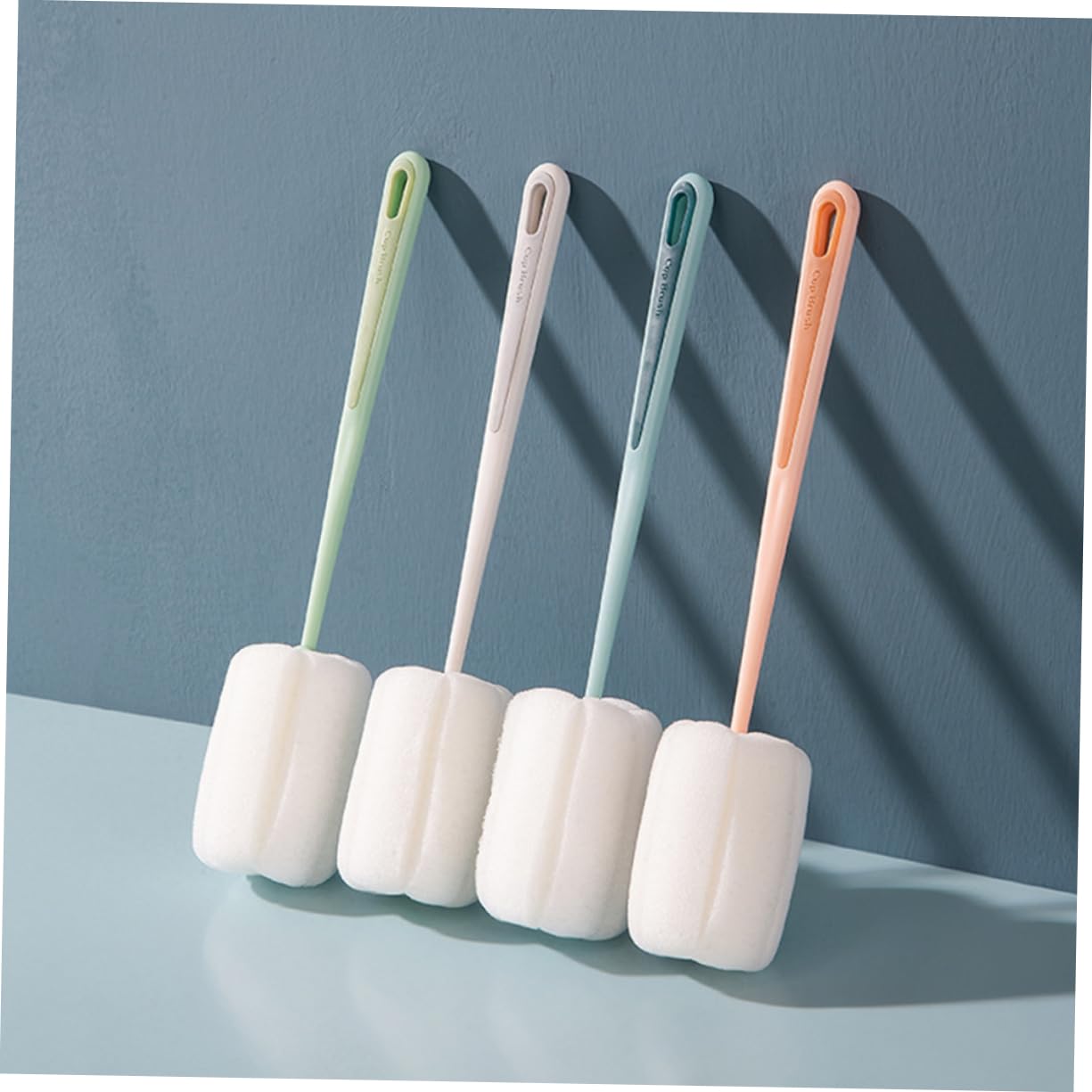 Ciieeo 5 Set Di Spazzole Per Bottiglie Set Di Spazzole in Spugna Morbida Per Bottiglie Dacqua Tazze Bottiglie Spazzole Per Bottiglie Domestiche 4 Pezzi*5