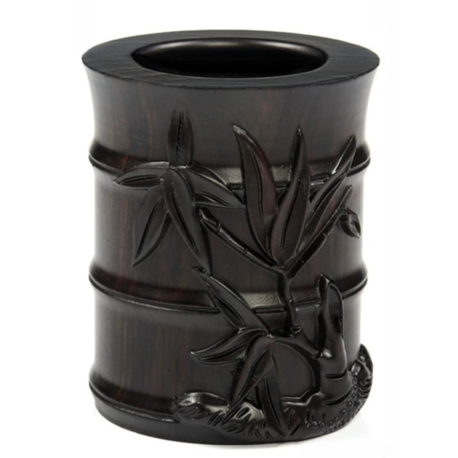 Stifthalter, Tischdekoration, chinesischer Stil, 12,5 cm, Massivholz, Mao-Stifthalter, Dekoration