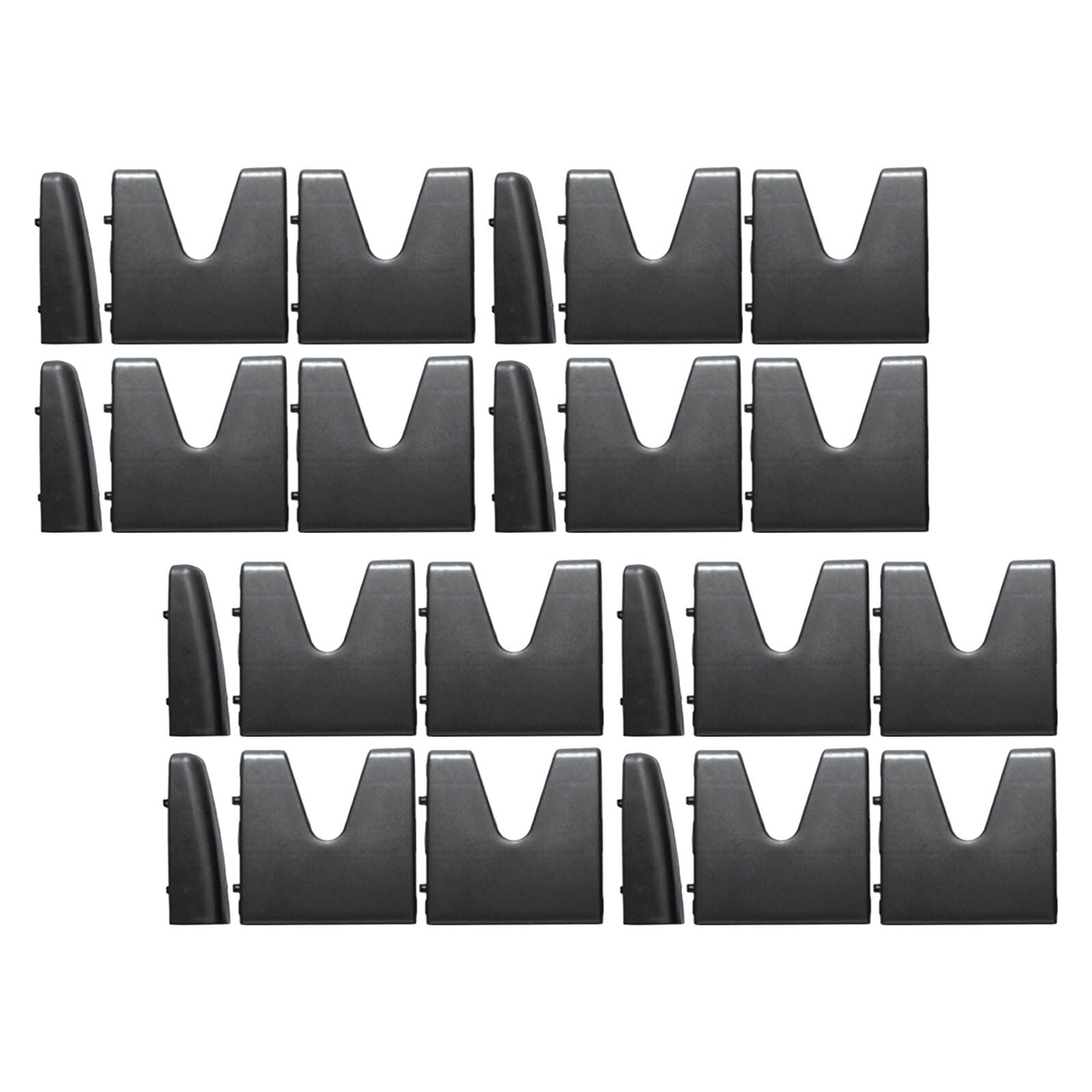 Blocs de rangement de coffre auto avec panneaux de séparation plastique pour coffre SUV