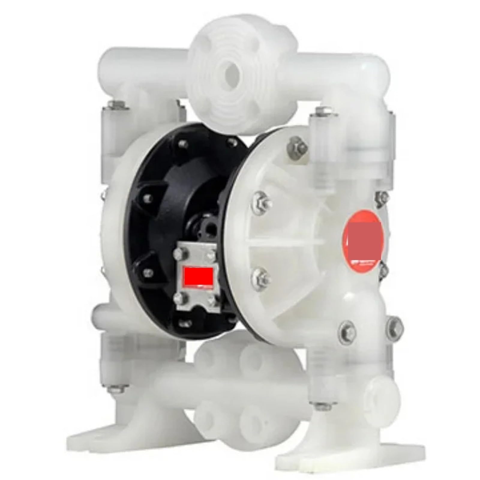 Zxzzas 66605J-3Eb Diaphragm Pump, 1Inch Mini Industry Chemical Air-Operated Double Membrane Pneumatic Diaphragm Pumps For Pumping Wastewater