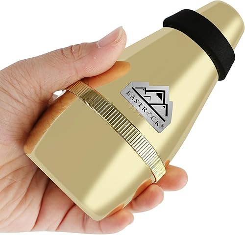 Miniatura 6 de EASTROCK Silencio de trompeta ABS ligero Accesorios para trompeta (dorado)