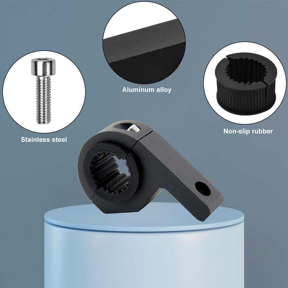 Staffe Universali Per Fari LED - 2 Pezzi, Regolabili Per Manubri 22-30cm, Per Auto, Moto, Barca - Foto 12