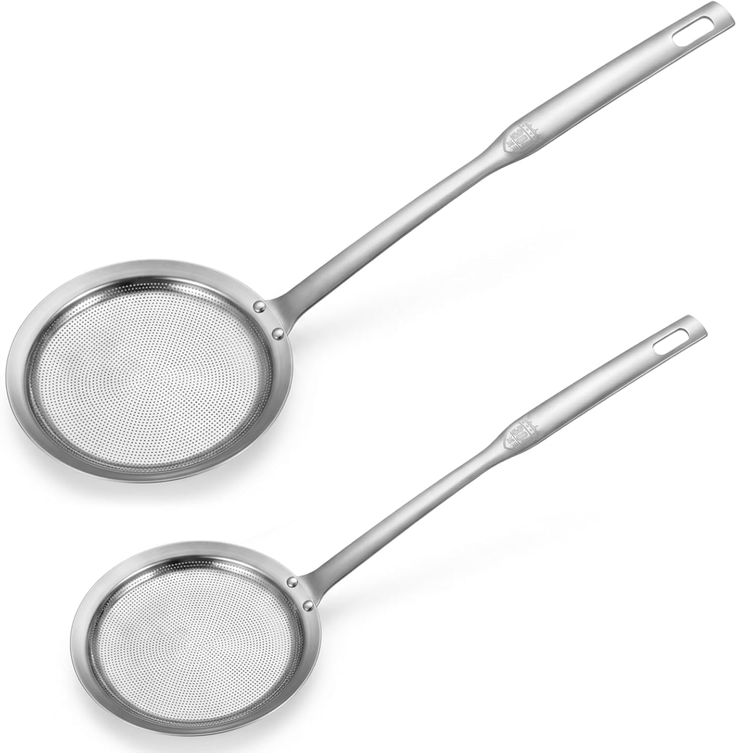 2 PCS Fine Mesh Strainer Stainless Steel Extra Fine Mesh Strainer