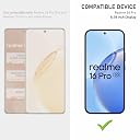 SupCares Tempered Glass for Realme 16 Pro (6.78 Inch) With Installation Kit | 9H Edge to Edge Screen Protector | Black gallery image
