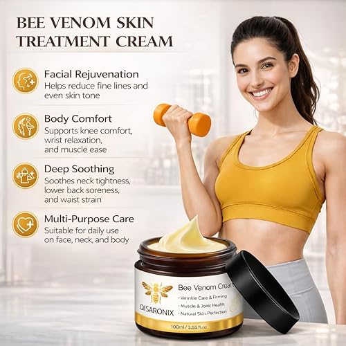 Miniatura 3 de Bee Venom Cream 2Pcs - Tratamiento de la piel con ingredientes naturales para todo tipo de piel - Crema antienvejecimiento - Fórmula todo en uno