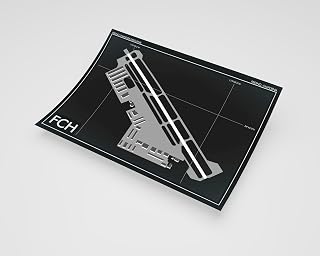 MG Global Modern Poster of Fresno Chandler Executive Airport Fch 2 | 11x17 12x18 16x24 24x36 Minimal Unframed Print | Minimalism Wall Art Gift | Minimalist Home Office Decor