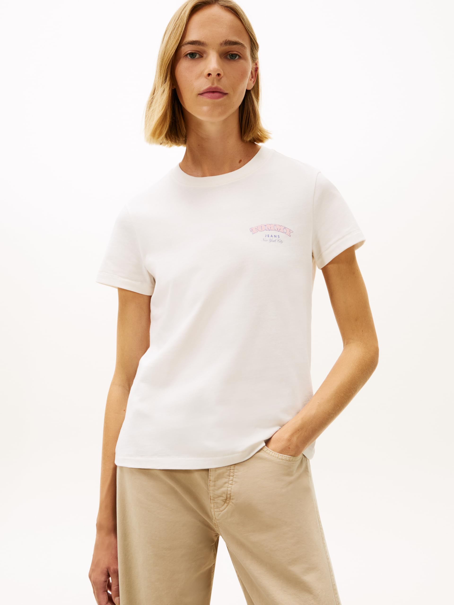 TJW REG DOLLAR STACK TEE EXT T-shirt Kadın