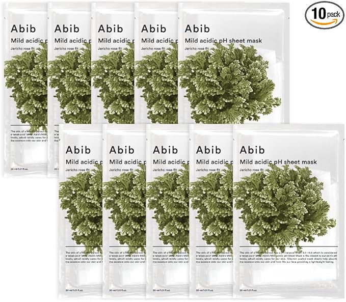 Abib 弱酸性pHシートマスク（復活草フィット）