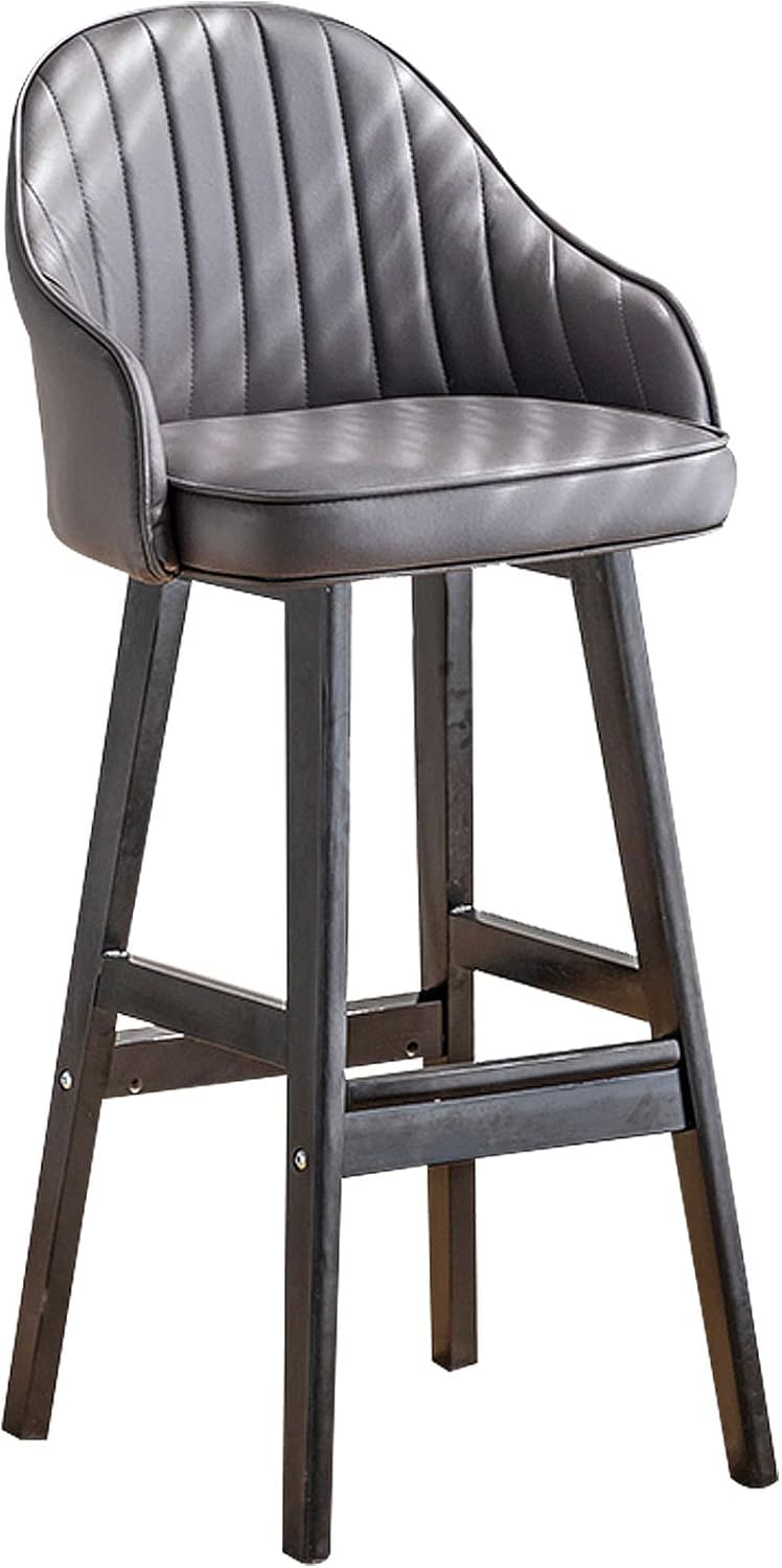 Tabouret de bar en bois 64 cm : fatigue du dos éliminée avec assise capitonnée