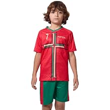 Kids Soccer Jersey- Fan Version Short Sleeve Shirt for Game Day,Training Uniform for Boy and Girls
