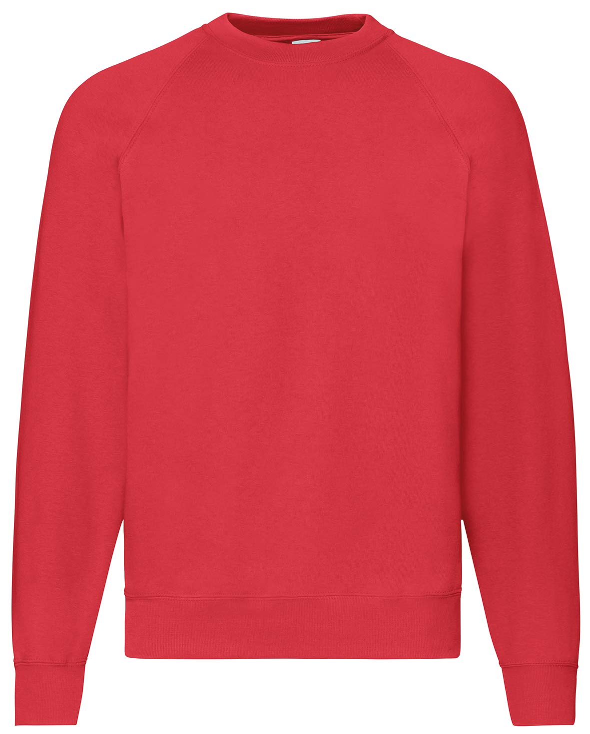 Fruit of the Loom - Sweatshirt Raglan Sweat S,Red