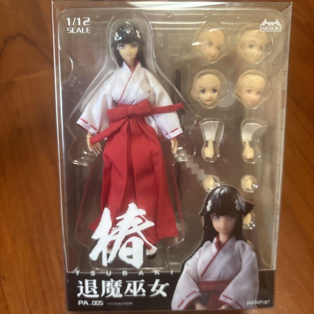 HASUKI pocket artシリーズ PA005 退魔巫女 ツバキ 開封済】pocket art