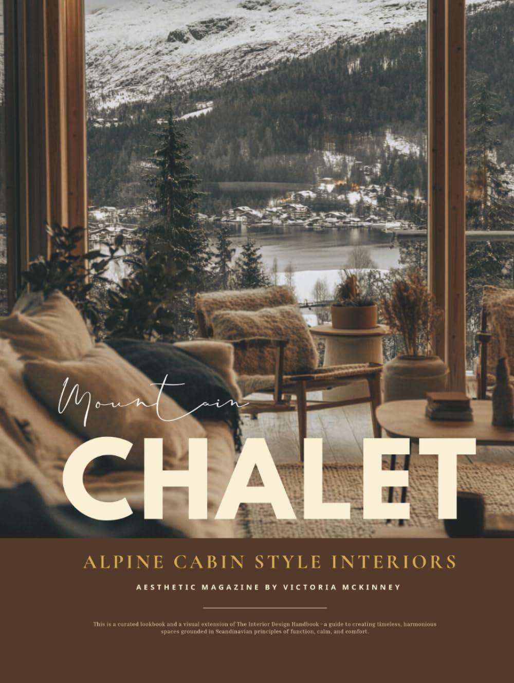 Mountain Chalet Interior Design Magazine: Winter Cabin Style Coffee Table Book & Après-Ski Living with Alpine Ski Chalets, Rustic Lodge Interiors, and Cozy Mountain Design from the Swiss Alps to Big Sky, Sun Valley, and Breckenridge      Hardcover – September 9, 2025