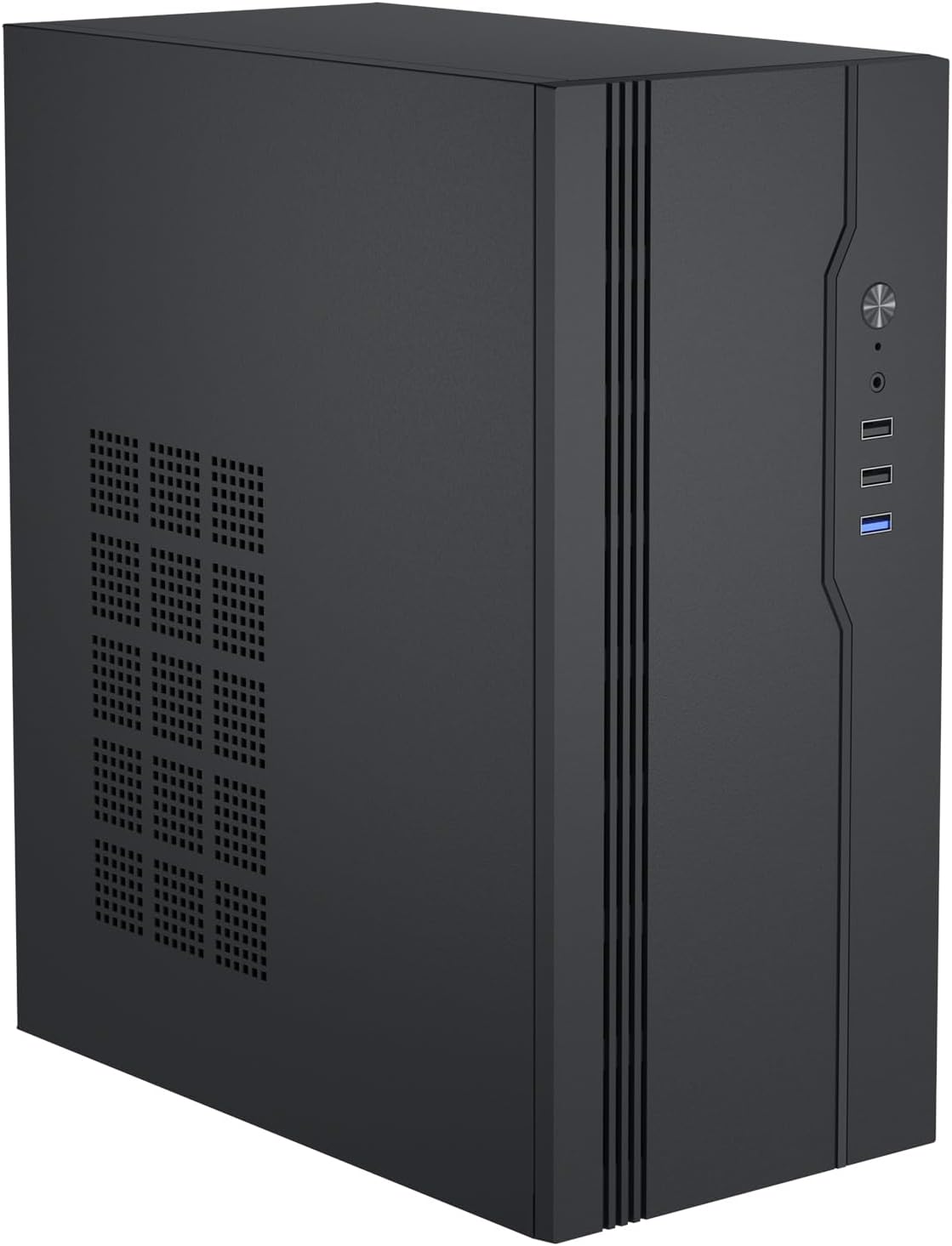 Micro ATX Case PC Case, MATX Case Mini PC ITX Desktop Computer Case Support Micro ATX MATX ITX Mini PC with USB3.0, Support 3.5'' HDD & 2.5'' SSD