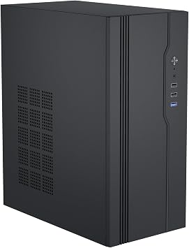 Micro ATX Case PC Case, MATX Case Mini PC ITX Desktop Computer Case Support Micro ATX MATX ITX Mini PC with USB3.0, Support 3.5 HDD & 2.5 SSD