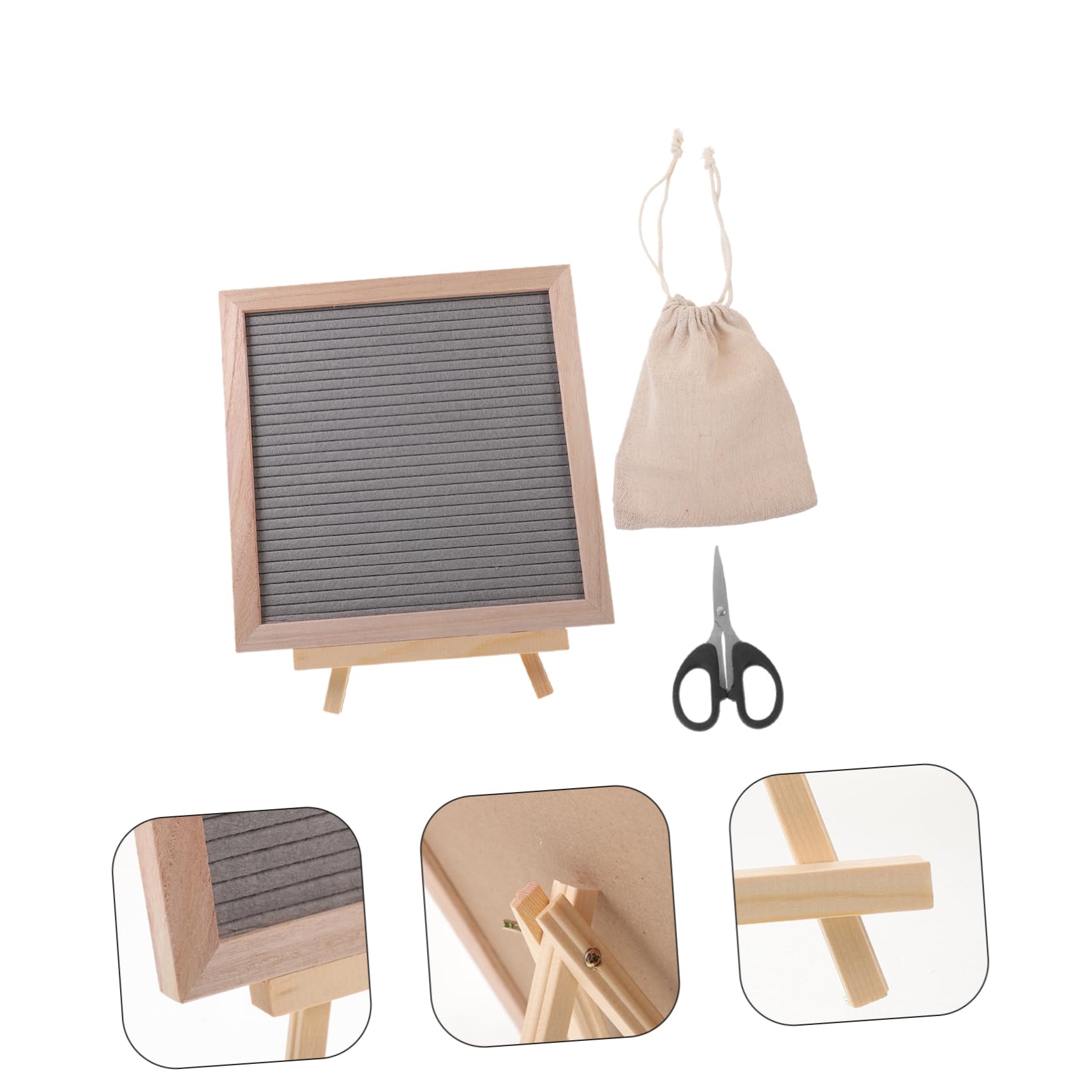 Tableau à Lettres Soi-même avec Support Bois et Feutre