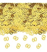 GoldRock Konfetti 60 Geburtstag Deko Gold, 500 Stk Tischdeko Deko 60. Geburtstag Mann Frau, Streu...