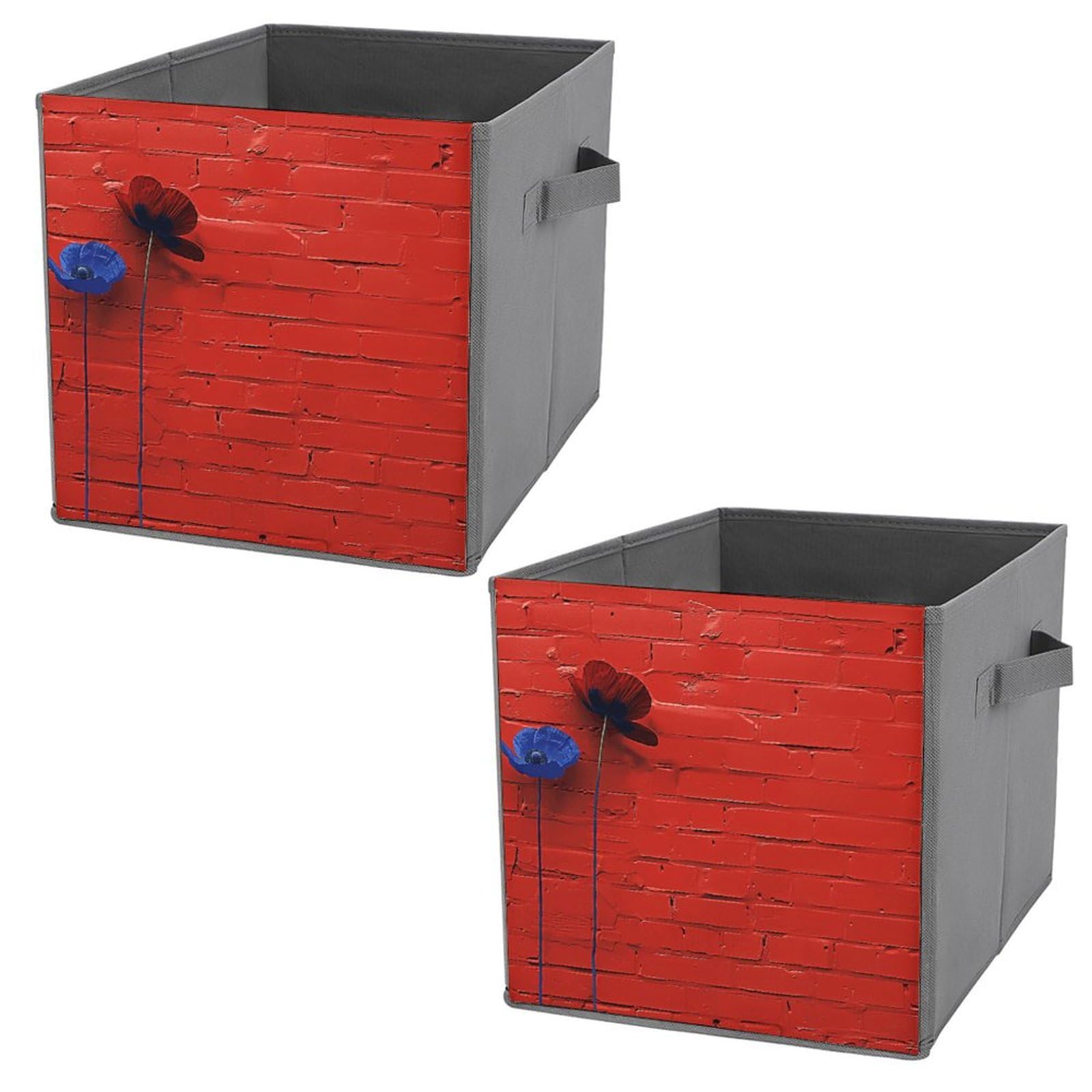 Organisateur mural pliable motif briques pour ranger les jeans du dressing
