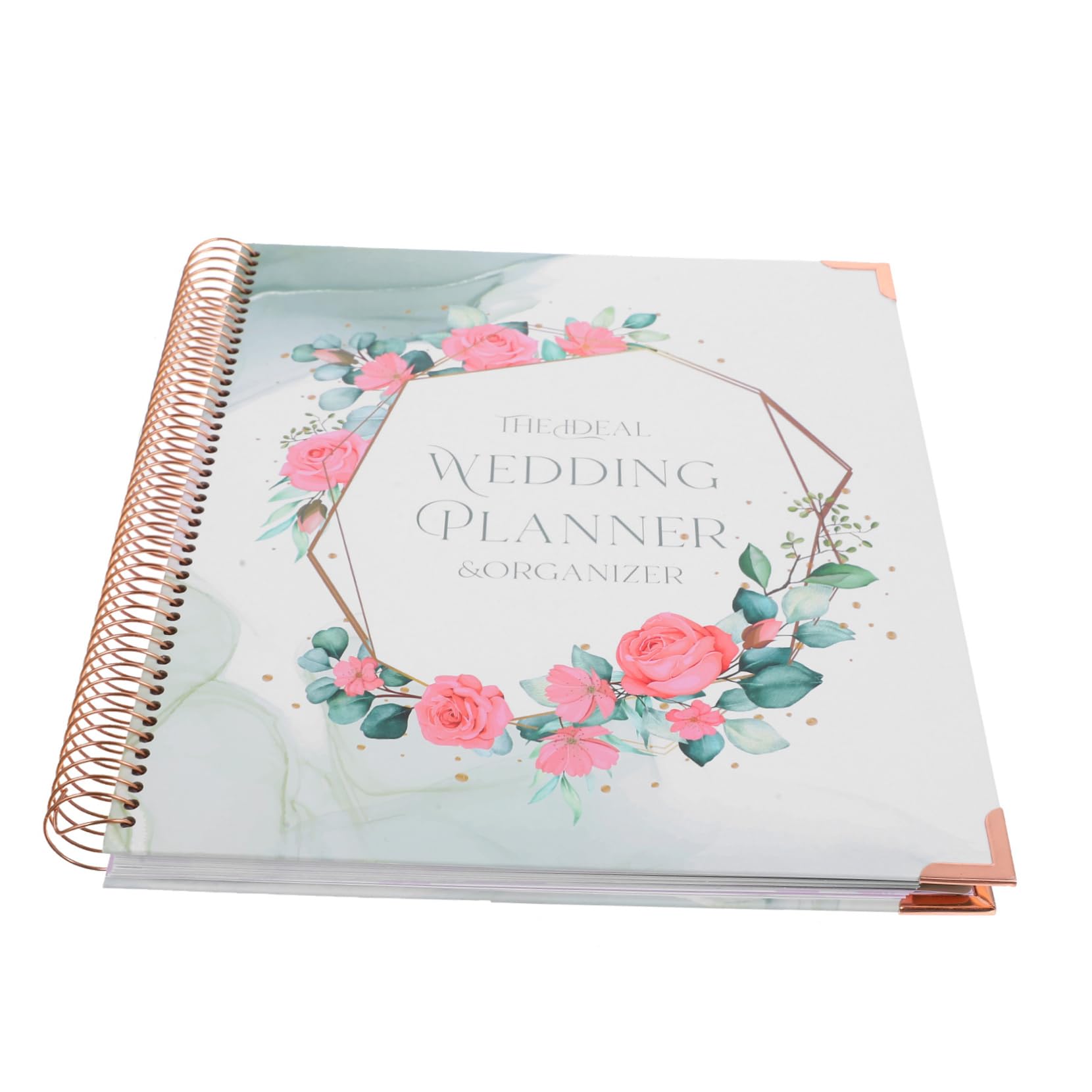 Sewroro Hochzeitsplaner Buch für Verlobte Paare Planungsbuch aus Papier mit Verlobungsbereich Notizbuch für Hochzeit und Antrag