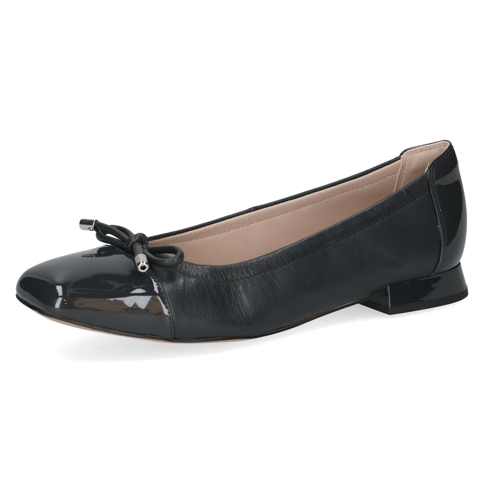 CAPRICE Women's Ballerinas with Heel, Blue (Ocean Comb), 5 UK