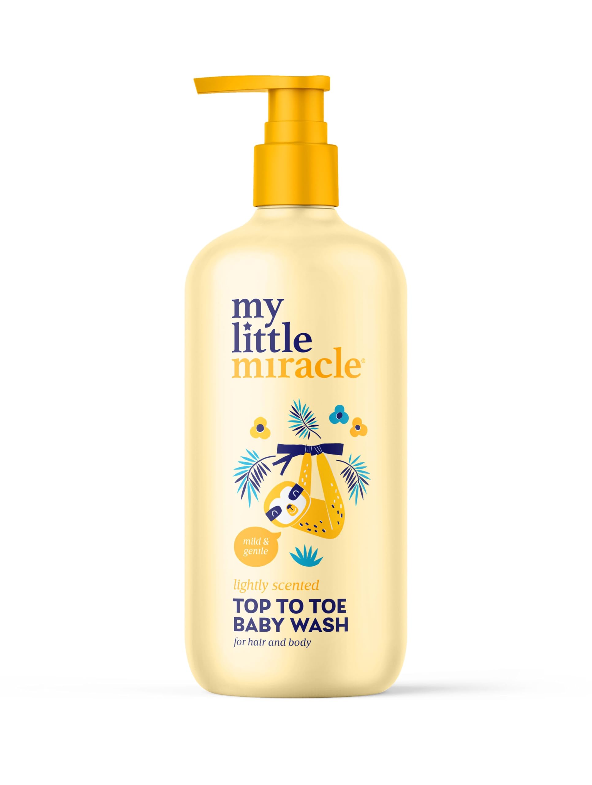 My Little Miracle Top To Toe Baby Hair and Body Wash, Tear-Free Gentle Formula For All Skin & Hair Types, 500ml