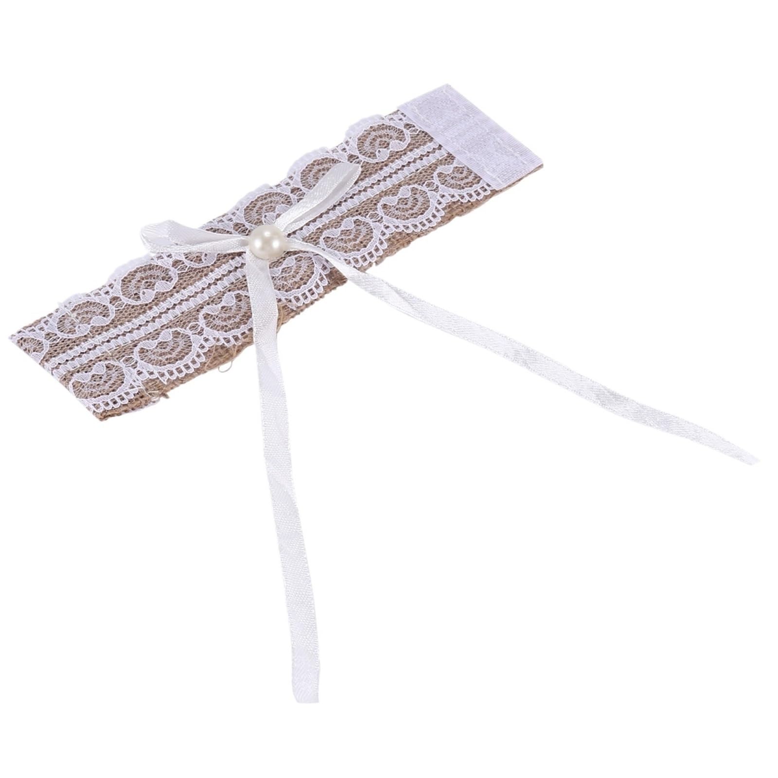 Natural Jute Lace Napkin Rings 20pcs for Burlap Wedding Banquet Decor