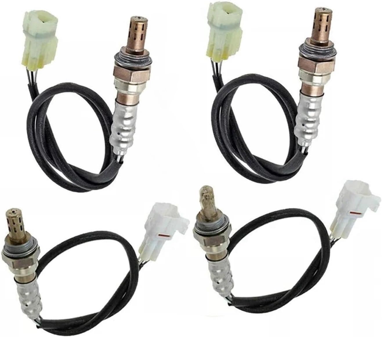4X O2 Oxygen Sensor 1 2 Bank 1 2 Compatible For Suzuki Grand Vitara 2001 XL-7 2002 2003 2004 2005 2006 2.7L Upstream Downstream Front Rear