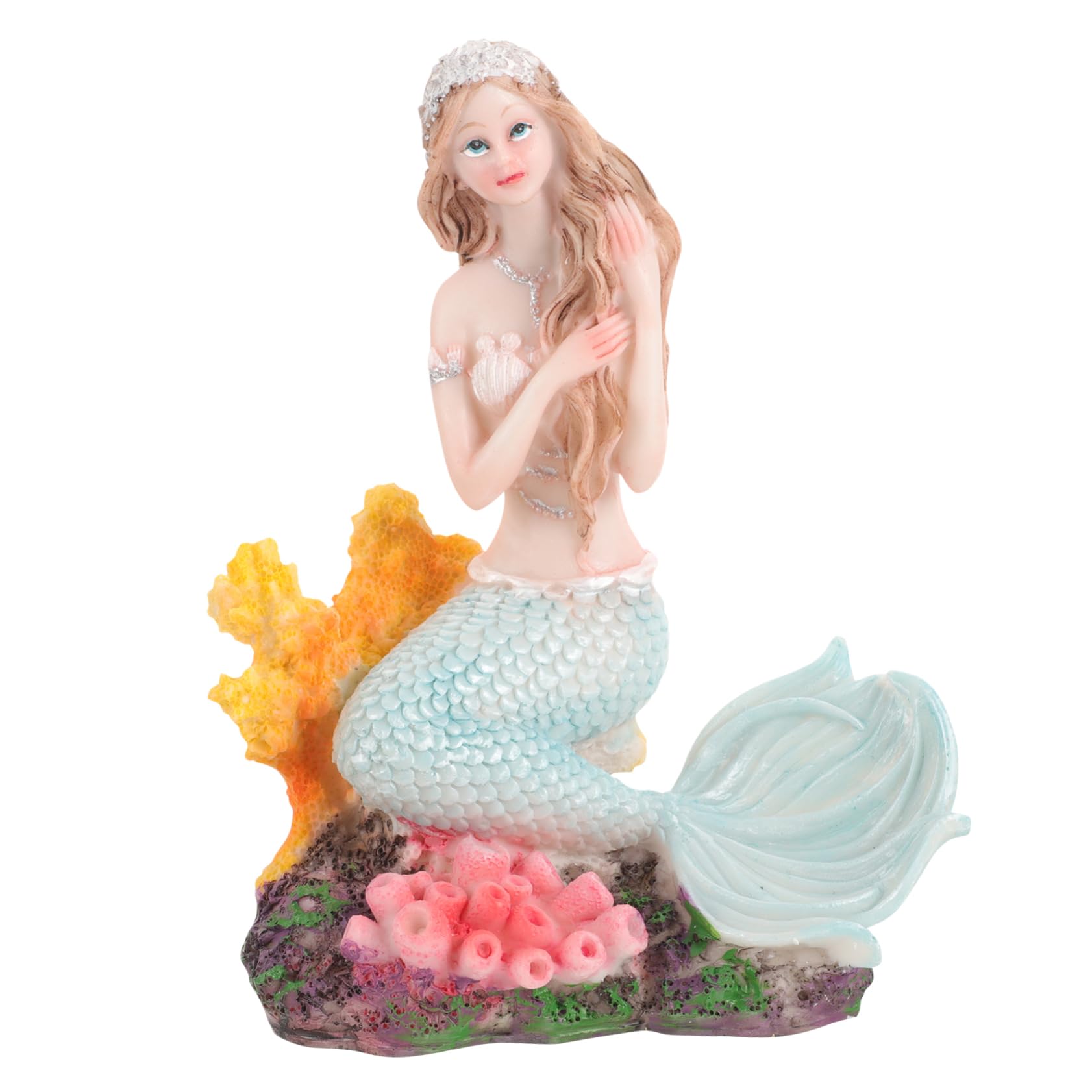 Amazon.co.jp: Beaupretty 人魚の装飾品 人魚姫の ミニ人魚 航海人魚の