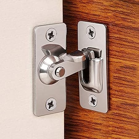 304 acero inoxidable 90 grados ángulo recto hebilla gancho perno de bloqueo para la puerta deslizante,hardware de bloqueo perno accesorios para el ...