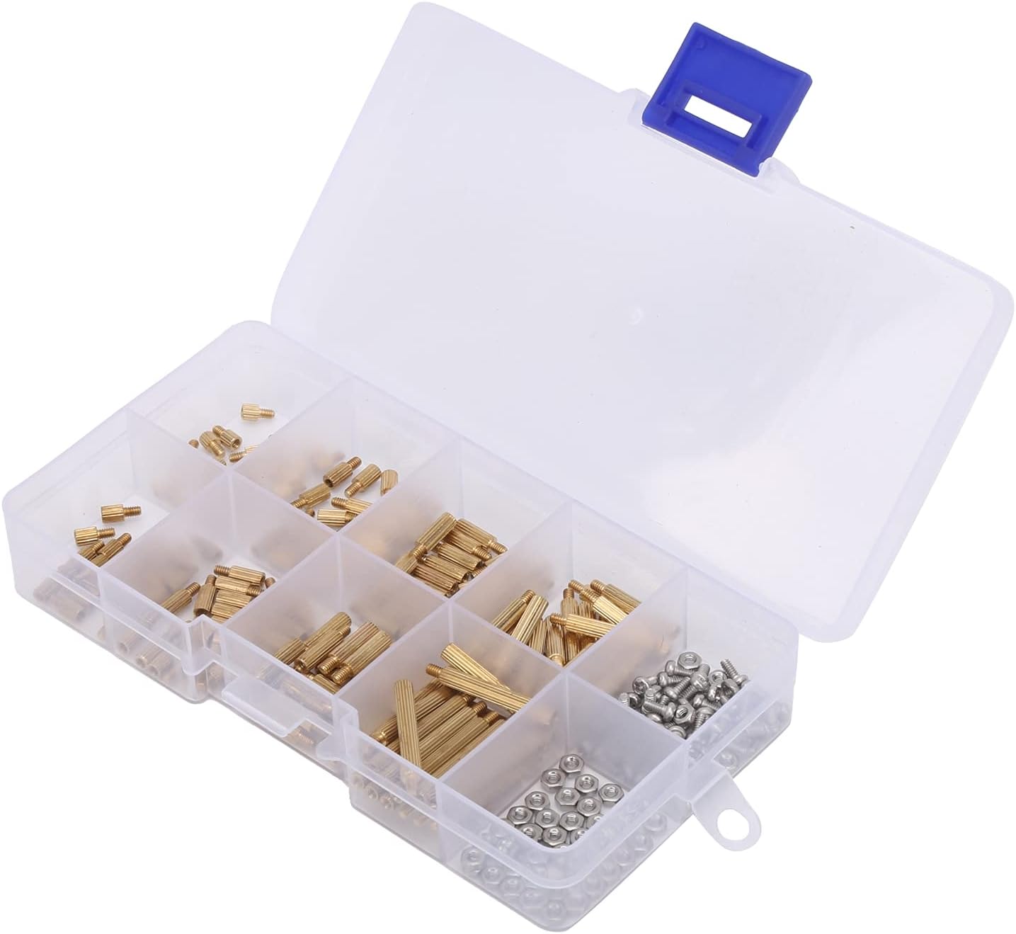 Standoff Nut Kit, Lightweight Standoff Kit Box Brass