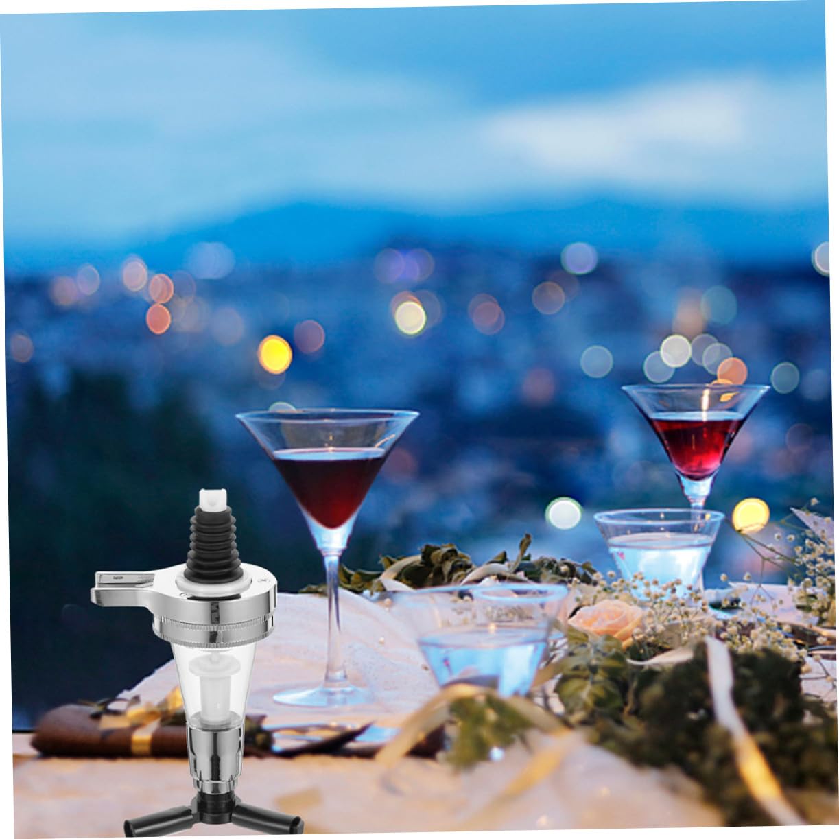 3 piezas Dispensador de Licor Montado Pared Diseño Invertido para Vino y Brandy Bomba Dosificadora Estable para Fiestas y Uso Doméstico
